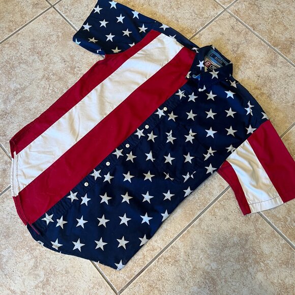 Ralph Lauren "Chaps" Patriotic Shirt - Excellent Used Condition, Size:  Small - Picture 6 of 11